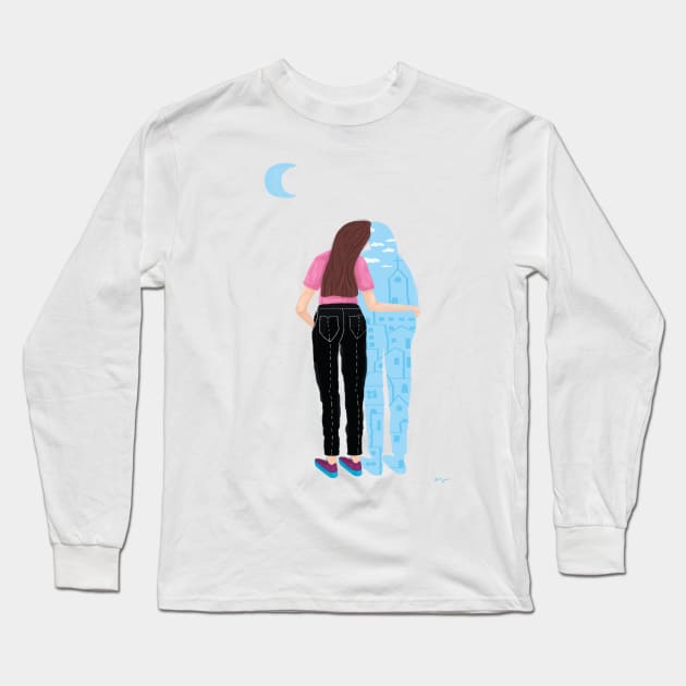 I Got My Own Back Long Sleeve T-Shirt by oanaxvoicu